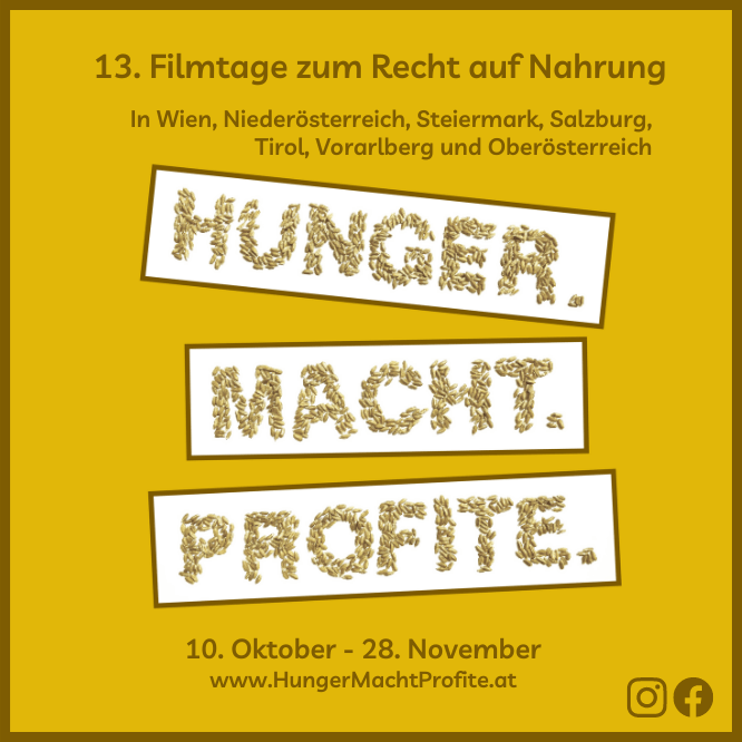 Werbebanner Hunger.Macht.Profite