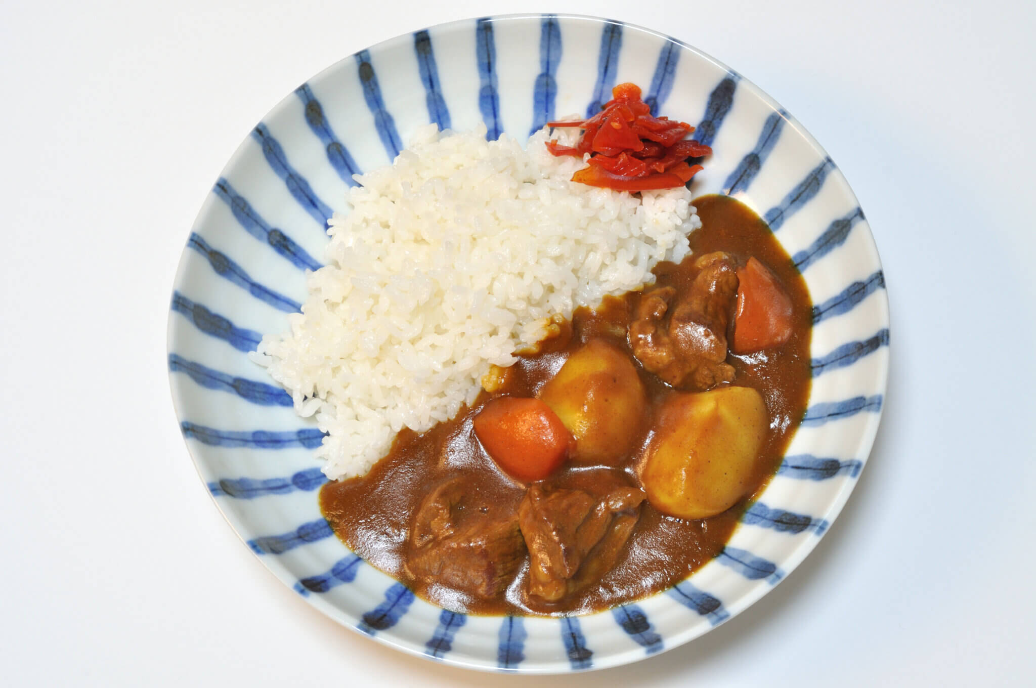 Ein Teller mit Marine Curry