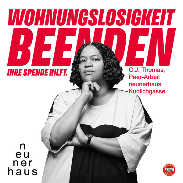 Werbebanner: Kooperation mit neunerhaus